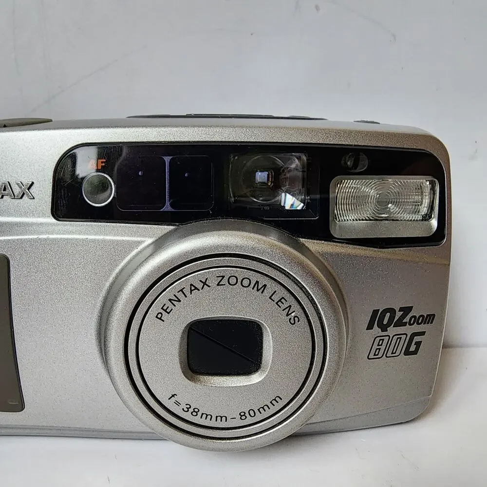 Pentax IQZoom 80G 35mm Point & Shoot w/ 38-80mm Zoom Lens For Parts Only